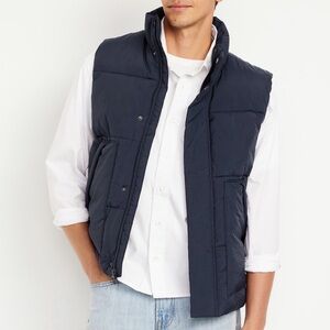 Old Navy Men Frost-Free Water-Resistant Puffer Vest (Size: M)